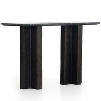Terrell Console Table, Black Marble-Furniture - Accent Tables-High Fashion Home