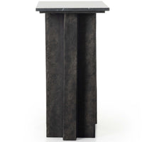 Terrell Console Table, Black Marble-Furniture - Accent Tables-High Fashion Home