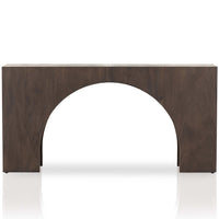 Fausto Console Table, Smoked Guanacaste