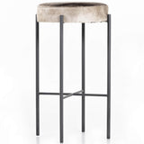 Nocona Leather Bar Stool, Speckled Hide-Furniture - Dining-High Fashion Home