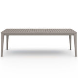 Sherwood Outdoor Rectangle Dining Table, Weathered Grey-Furniture - Dining-High Fashion Home