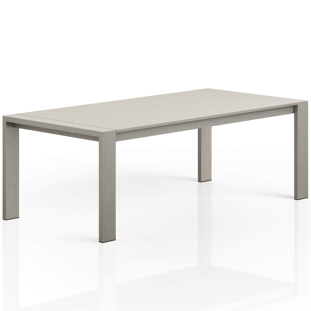 Monterey Outdoor Dining Table, Weathered Grey-Furniture - Dining-High Fashion Home