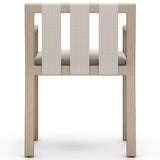 Sonoma Outdoor Dining Armchair, Stone Grey/Washed Brown-Furniture - Dining-High Fashion Home
