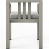 Monterey Outdoor Dining Armchair, Faye Ash/Weathered Grey-Furniture - Dining-High Fashion Home
