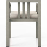 Monterey Outdoor Dining Armchair, Faye Sand/Weathered Grey-Furniture - Dining-High Fashion Home