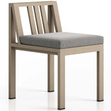 Monterey Outdoor Dining Chair, Faye Ash/Washed Brown-Furniture - Dining-High Fashion Home