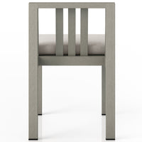 Monterey Outdoor Dining Chair, Stone Grey/Weathered Grey-Furniture - Dining-High Fashion Home