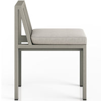 Monterey Outdoor Dining Chair, Stone Grey/Weathered Grey-Furniture - Dining-High Fashion Home