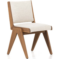 Colima Outdoor Dining Chair, Natural Teak-Furniture - Dining-High Fashion Home