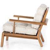 Beck Outdoor Chair, Natural Teak-Furniture - Chairs-High Fashion Home