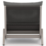 Virgil Outdoor Chair, Charcoal/Weathered Grey-Furniture - Chairs-High Fashion Home