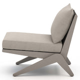 Virgil Outdoor Chair, Stone Grey/Weathered Grey-Furniture - Chairs-High Fashion Home