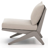 Virgil Outdoor Chair, Faye Sand/Weathered Grey-Furniture - Chairs-High Fashion Home
