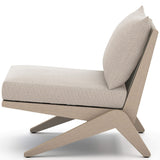 Virgil Outdoor Chair, Faye Sand/Washed Brown-Furniture - Chairs-High Fashion Home