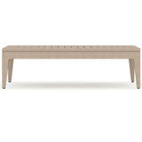 Sherwood Outdoor Coffee Table, Washed Brown-Furniture - Accent Tables-High Fashion Home