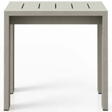 Monterey Outdoor End Table, Weathered Grey-Furniture - Accent Tables-High Fashion Home