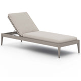 Sherwood Outdoor Chaise, Stone Grey/Weathered Grey-Furniture - Chairs-High Fashion Home