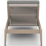 Sherwood Outdoor Chaise, Faye Ash/Washed Brown-Furniture - Chairs-High Fashion Home