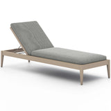 Sherwood Outdoor Chaise, Faye Ash/Washed Brown-Furniture - Chairs-High Fashion Home