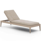 Sherwood Outdoor Chaise, Faye Sand/Washed Brown-Furniture - Chairs-High Fashion Home