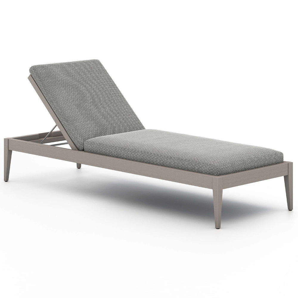 Sherwood Outdoor Chaise, Faye Ash/Weathered Grey-Furniture - Chairs-High Fashion Home