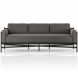 Hearst 99" Outdoor Sofa, Charcoal-Furniture - Sofas-High Fashion Home