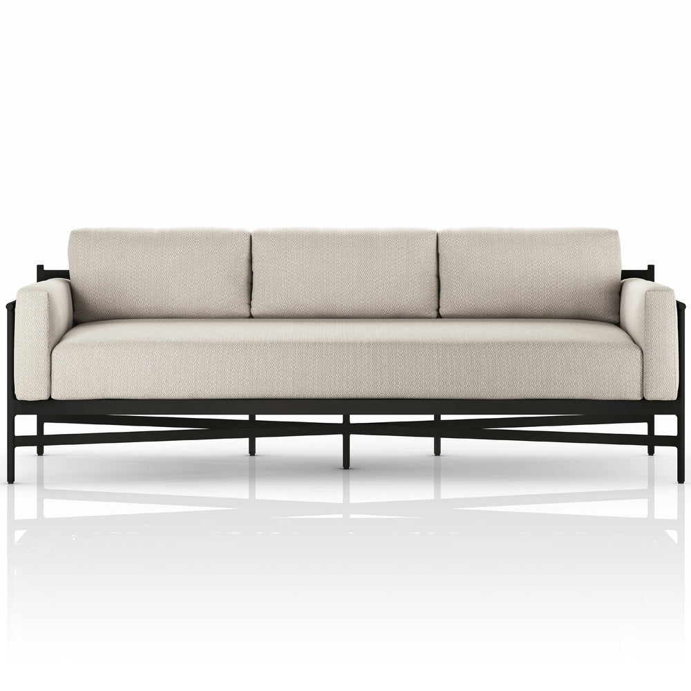 Hearst 99" Outdoor Sofa, Faye Sand-Furniture - Sofas-High Fashion Home