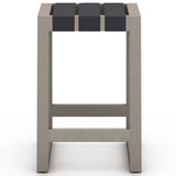 Sonoma Outdoor Counter Stool, Weathered Grey-Furniture - Dining-High Fashion Home