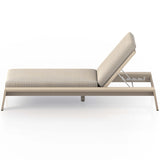 Monterey Outdoor Chaise, Faye Sand/Washed Brown-Furniture - Chairs-High Fashion Home
