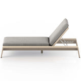 Monterey Outdoor Chaise, Faye Ash/Washed Brown-Furniture - Chairs-High Fashion Home