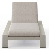 Monterey Outdoor Chaise, Stone Grey/Weathered Grey-Furniture - Chairs-High Fashion Home