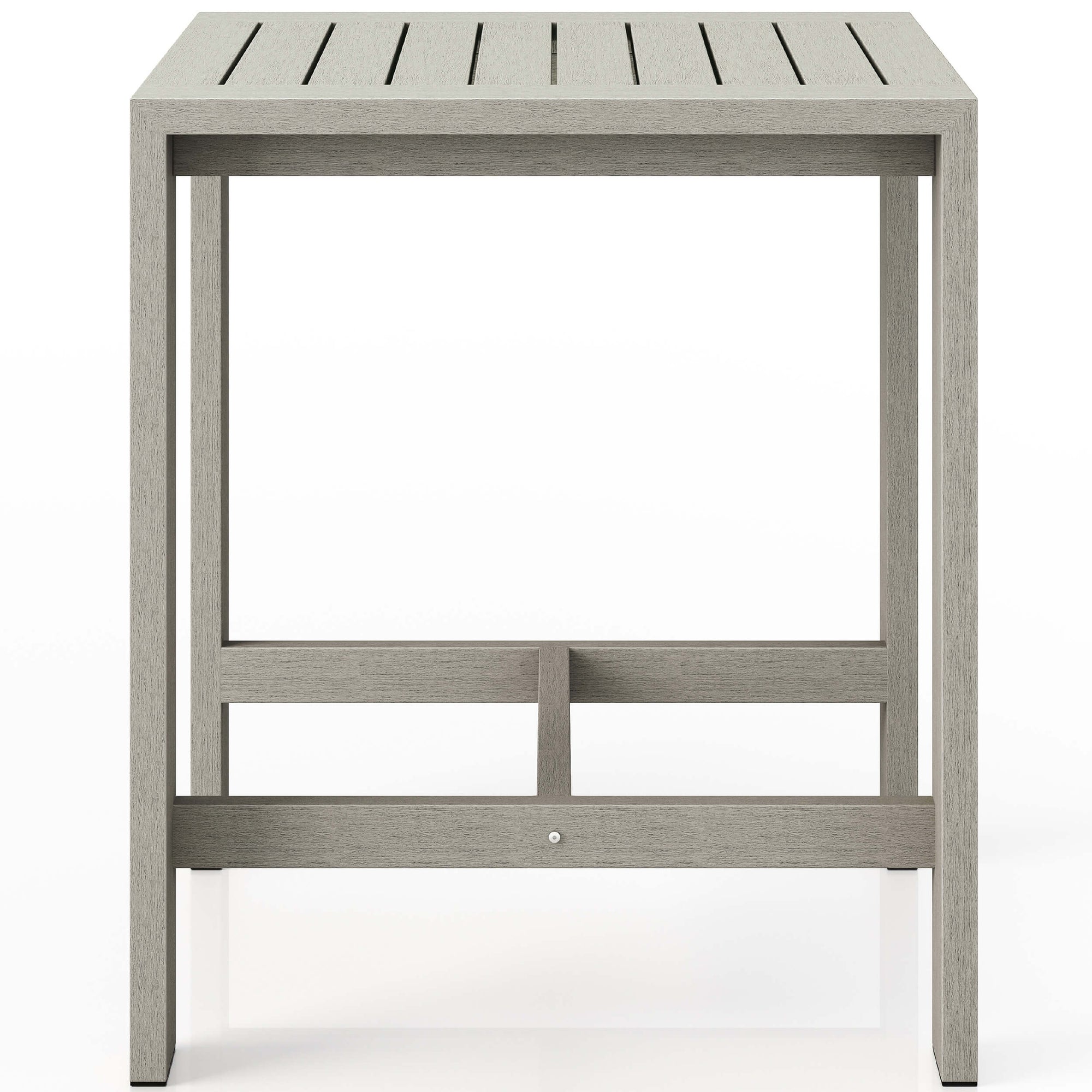 Monterey Outdoor Bar Table, Weathered Grey High Fashion Home