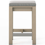 Monterey Counter Stool, Faye Ash/Washed Brown-Furniture - Dining-High Fashion Home