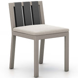Sonoma Outdoor Dining Chair, Stone Grey/Weathered Grey-Furniture - Dining-High Fashion Home