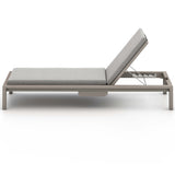 Sonoma Outdoor Chaise Weathered Grey, Faye Ash-Furniture - Chairs-High Fashion Home