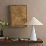 Nour Table Lamp, Matte White-Lighting-High Fashion Home