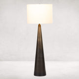 Nour Floor Lamp, Ombre Stainless Steel-Lighting-High Fashion Home
