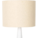 Nour Floor Lamp, Matte White-Lighting-High Fashion Home