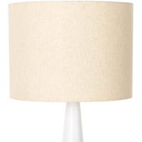 Nour Floor Lamp, Matte White-Lighting-High Fashion Home
