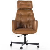 Dauphin Desk Chair, Sierra Butterscotch-Furniture - Office-High Fashion Home