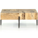 Indra Squared Coffee Table, Sparted Primavera-Furniture - Accent Tables-High Fashion Home