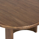Paden Coffee Table, Seasoned Brown Acacia-Furniture - Accent Tables-High Fashion Home