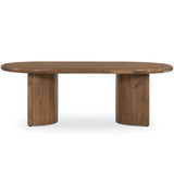 Paden Coffee Table, Seasoned Brown Acacia-Furniture - Accent Tables-High Fashion Home