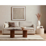 Paden Coffee Table, Seasoned Brown Acacia-Furniture - Accent Tables-High Fashion Home
