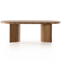Paden Coffee Table, Sandy Acacia-Furniture - Accent Tables-High Fashion Home