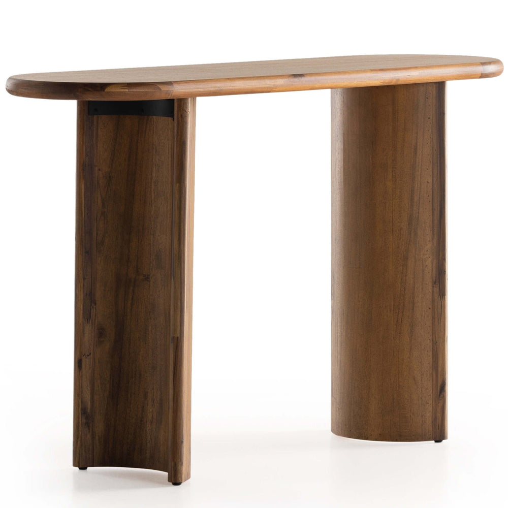 Paden Console Table, Sandy Acacia-Furniture - Accent Tables-High Fashion Home