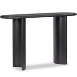 Paden Console Table, Aged Black