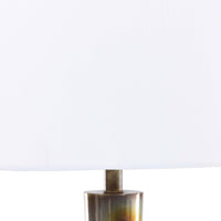 Clement Floor Lamp, Burnt Brass-Lighting-High Fashion Home