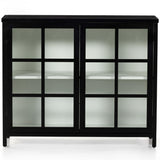 Lexington Small Cabinet, Black-Furniture - Storage-High Fashion Home