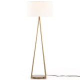 Walden Floor Lamp, Antique Brass-Lighting-High Fashion Home